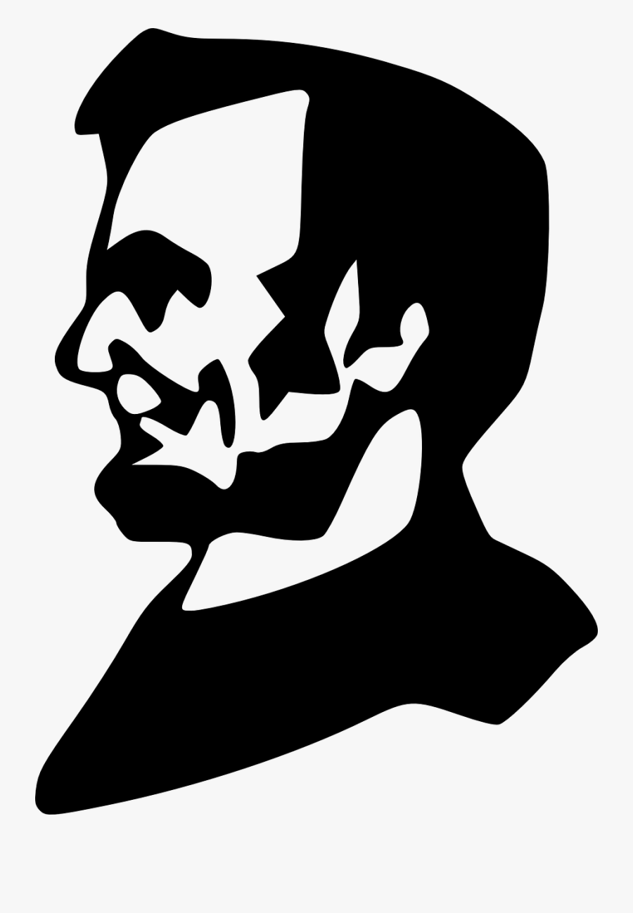 Abraham Abe Lincoln, United States, America, President - Abraham Lincoln Png Silhouette, Transparent Clipart