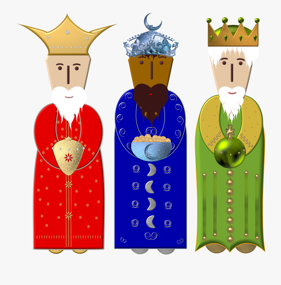 Marriage Clipart Polygamy - Three Wise Men No Background, Transparent Clipart