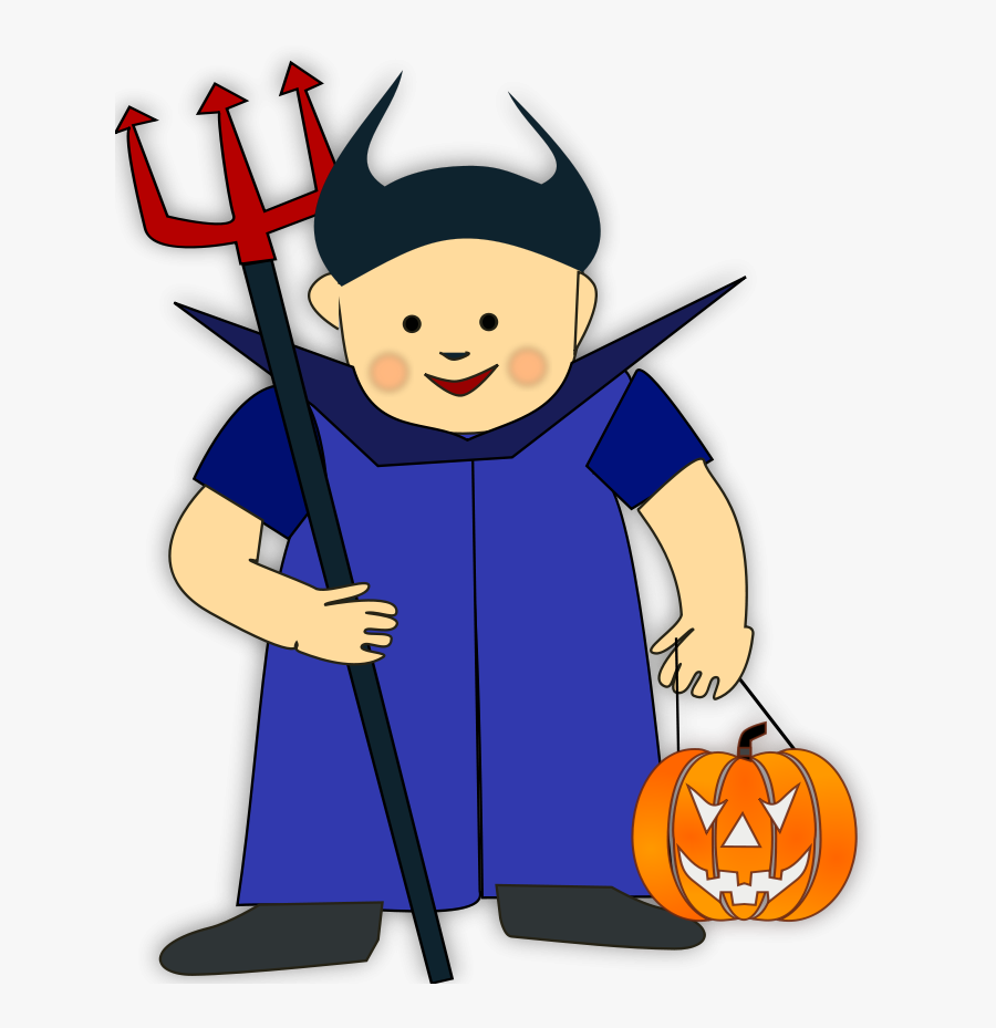 Trick Or Treat 2 - Halloween Costume Clipart Png, Transparent Clipart