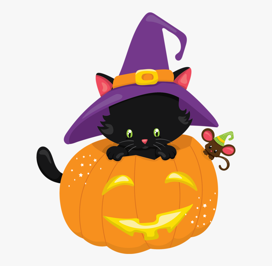 Halloween Iii, Halloween 2017, Halloween Clipart, Clip - Cat Trick Or Treating Clip Art, Transparent Clipart