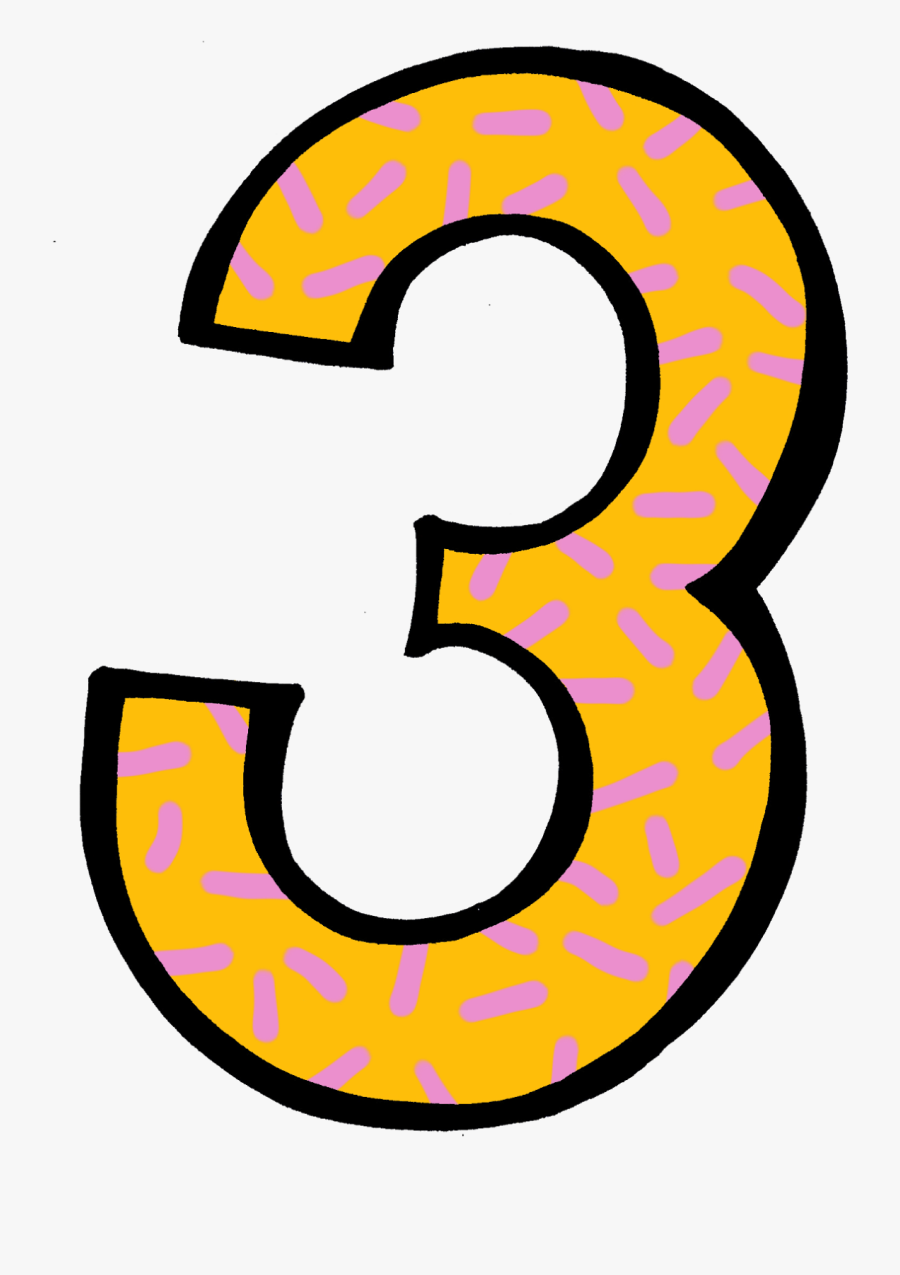 Clip Art 3 Clip Art - Number 3 Clipart, Transparent Clipart
