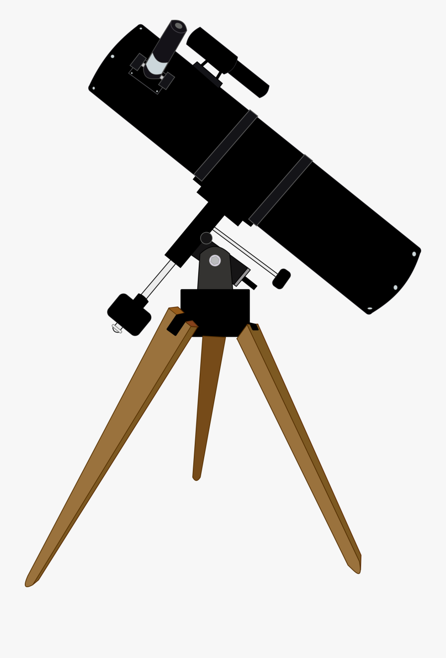 Telescope - Clipart - Reflecting Telescope Png, Transparent Clipart
