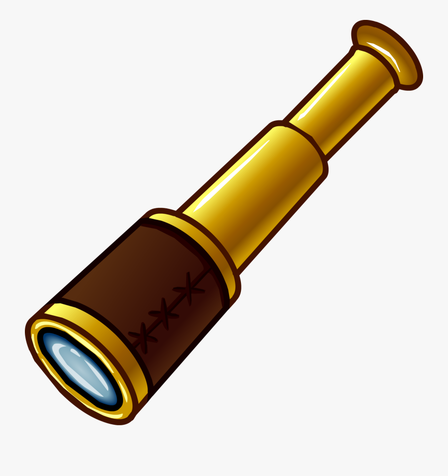 Buy Vintage Maritime Brass - Nautical Telescope Clip Art, Transparent Clipart