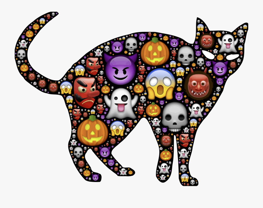 Art,purple,carnivoran - Cat Halloween, Transparent Clipart