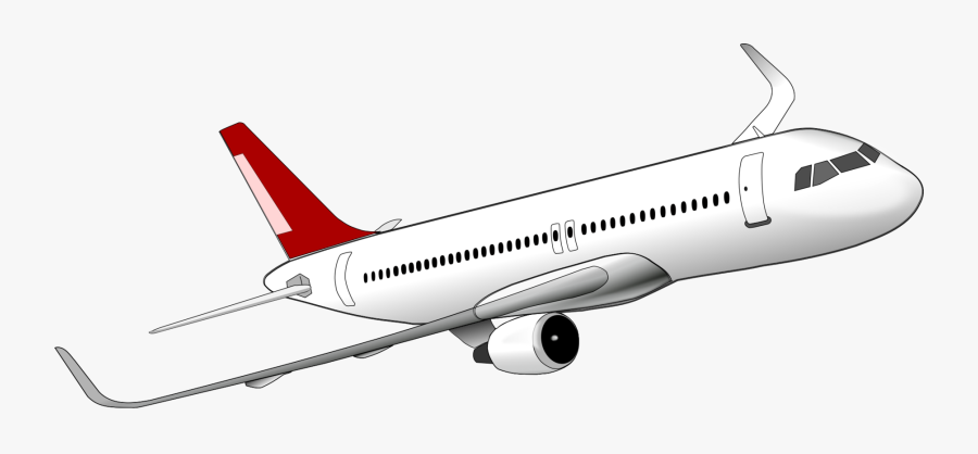 Commercial Jet Clipart - Airbus Clipart, Transparent Clipart