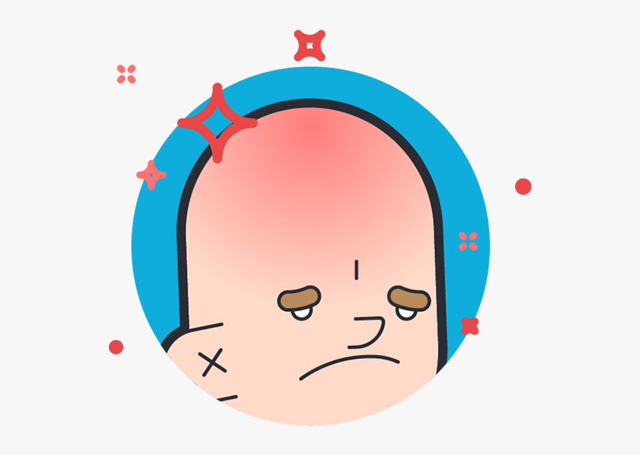 Stomach Clipart Muscle Cramp - Circle, Transparent Clipart