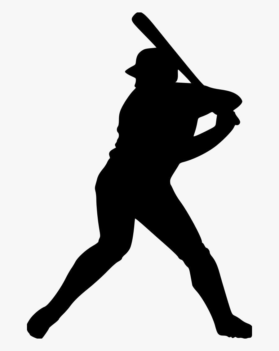 Baseball-batter File Size - Transparent Baseball Player Clipart, Transparent Clipart