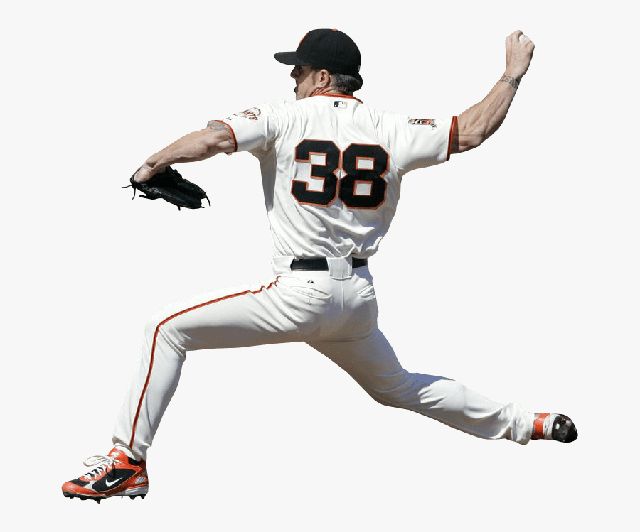 San Francisco Giants Player Transparent Png - Baseball Pitcher Png, Transparent Clipart