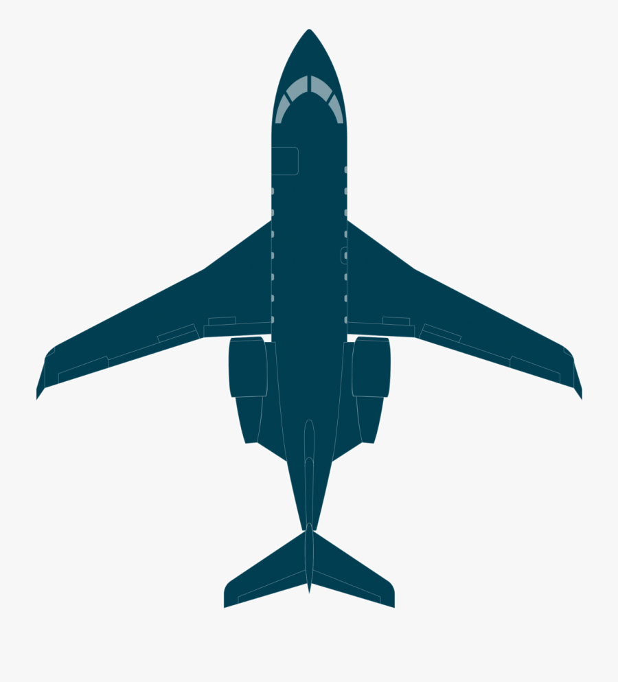 Challenger Bombardier Business Aircraft - Challenger 605 Clipart, Transparent Clipart