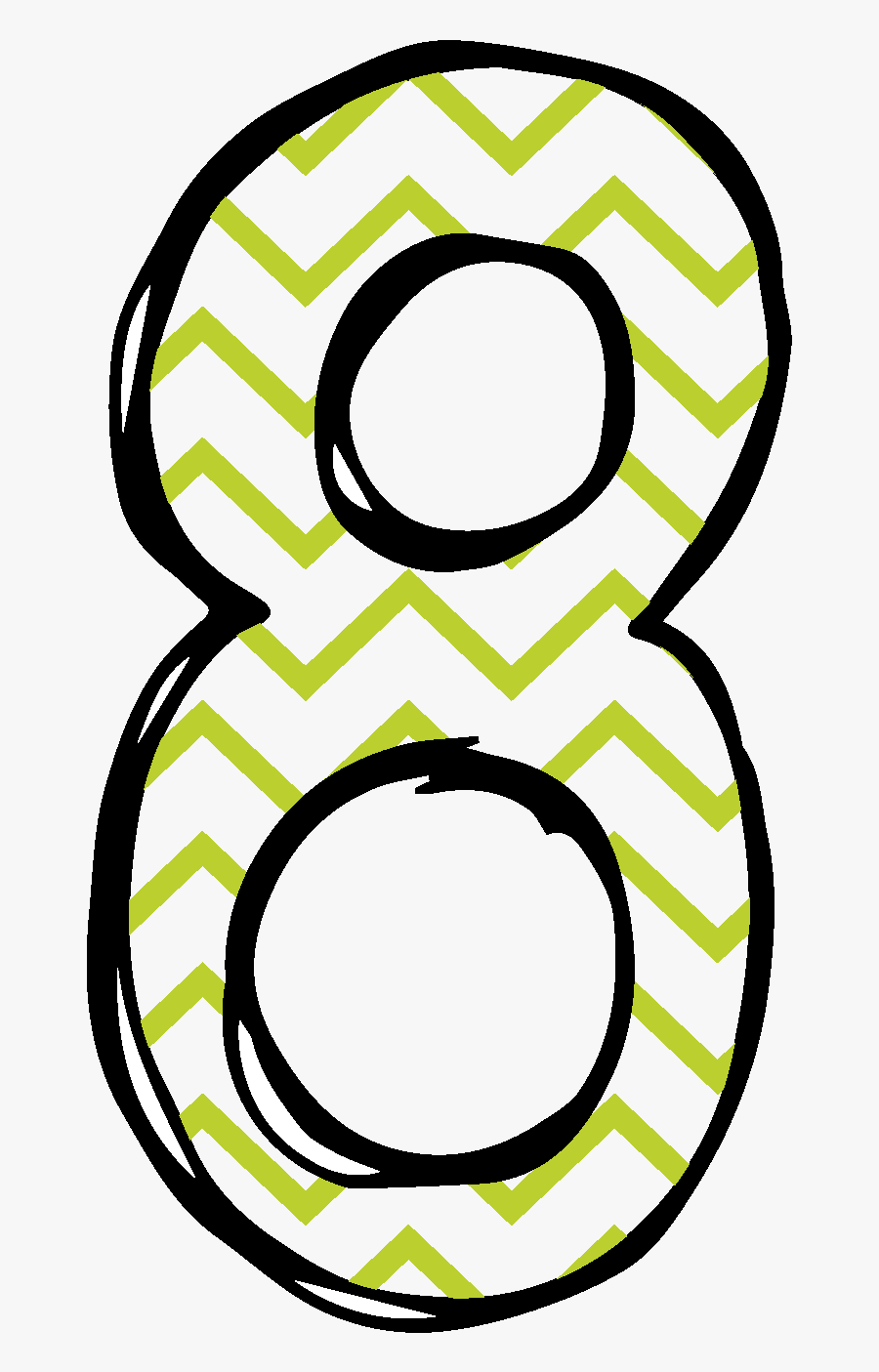 Clip Art Clipart - Number 8 Clipart, Transparent Clipart