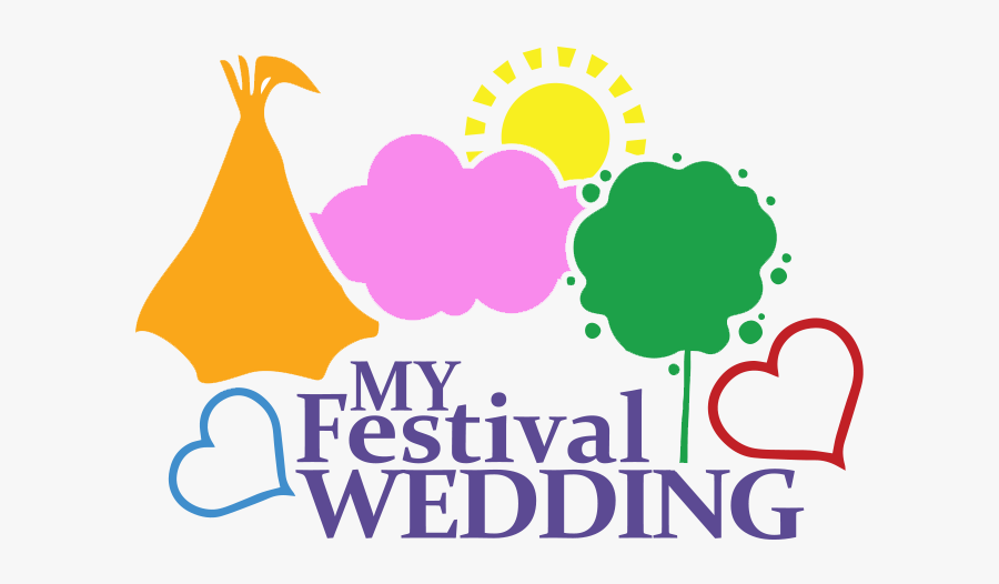Music Festival Wedding Party Clip Art - My Festival, Transparent Clipart