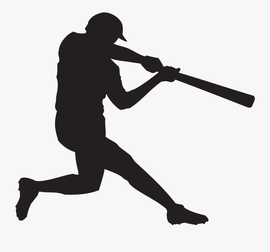 Banner Transparent Baseball Banner Clipart - Baseball Player Batting Clipart, Transparent Clipart