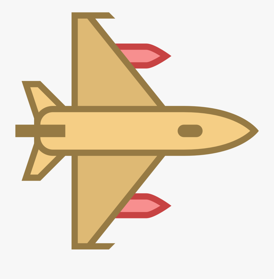 Jet Clipart Fighter Jet - Jet Birds Eye View, Transparent Clipart