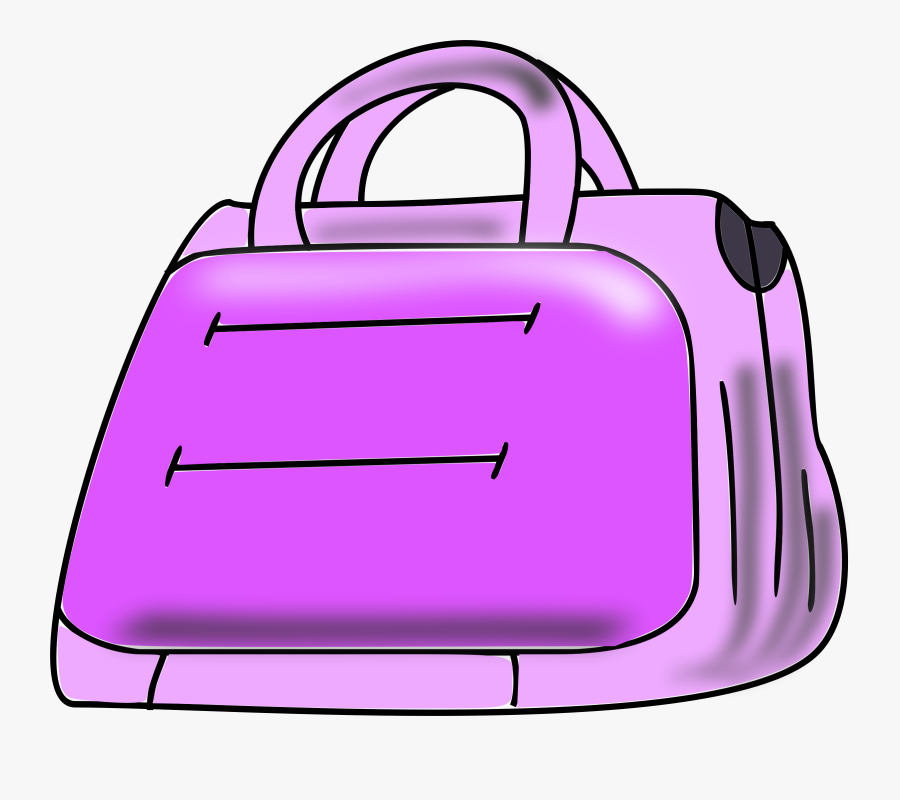 Handbag - Clipart Violet Bag, Transparent Clipart
