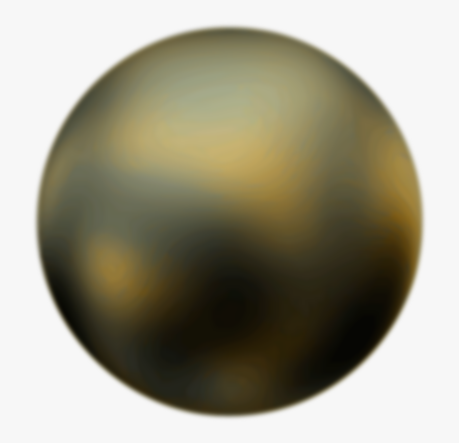 Free Clip Art "pluto 90 Degree Face From Hubble Telescope - Planeta Pluto Png, Transparent Clipart