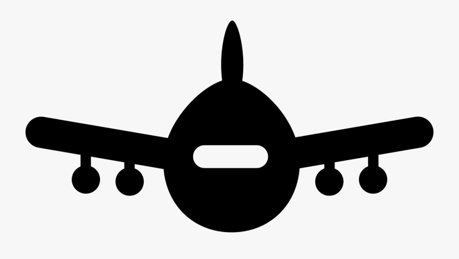 Aircraft - White Aeroplane Icon Png, Transparent Clipart