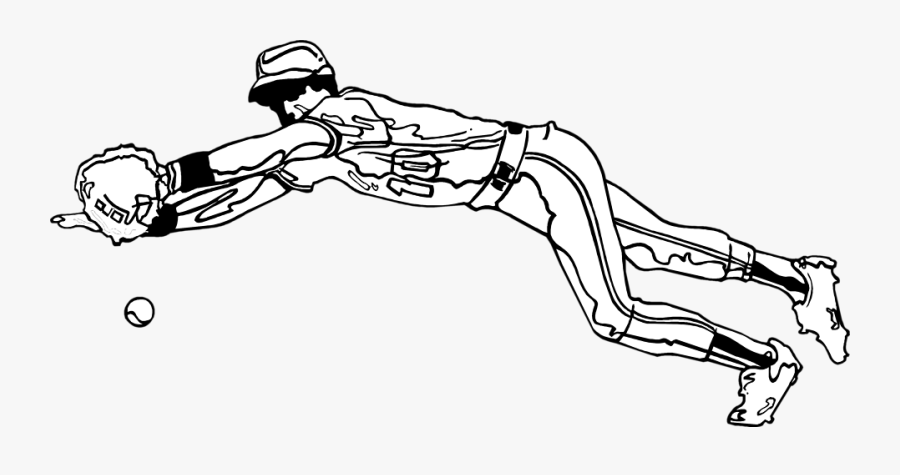 Collection Of Player - Baseball Catcher In Action Art, Transparent Clipart