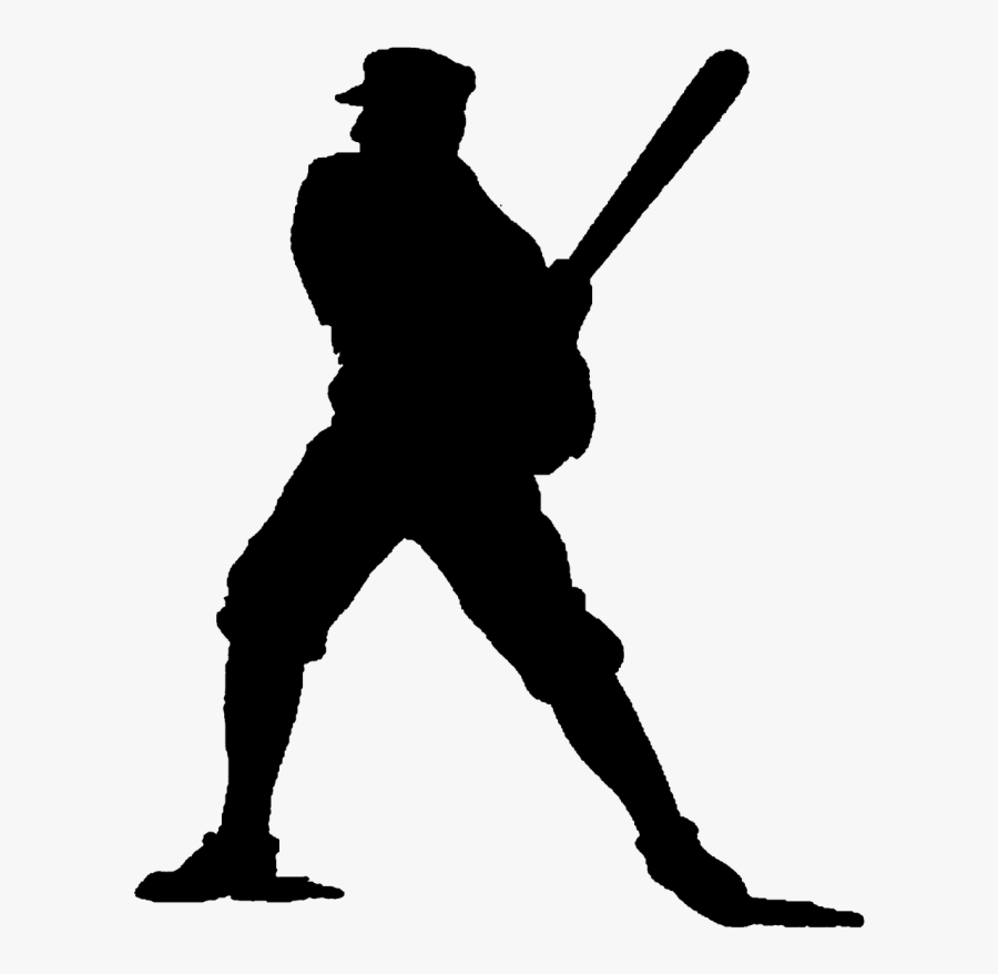 Baseball Bats Clip Art Silhouette Line - Softball, Transparent Clipart