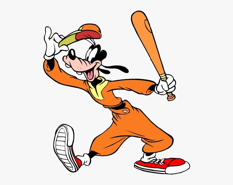 Disney Clipart Baseball - Famous Cartoon Baseball Player, Transparent Clipart