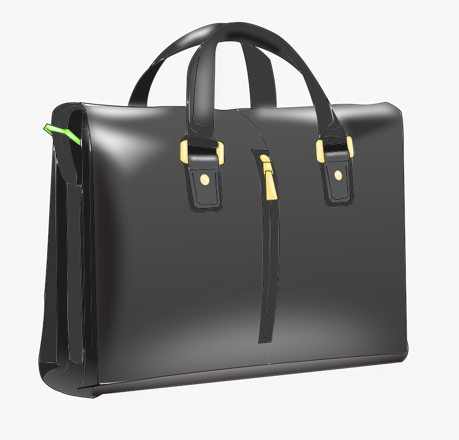 Leather Hand Bag Png, Transparent Clipart