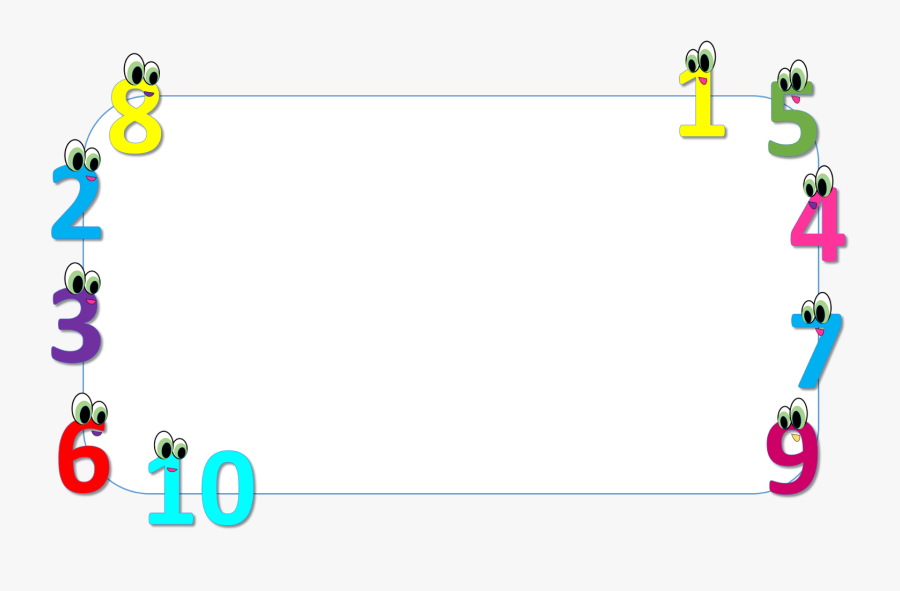 Storm Clipart Border Pencil And In Color - Clipart Club Numbers, Transparent Clipart