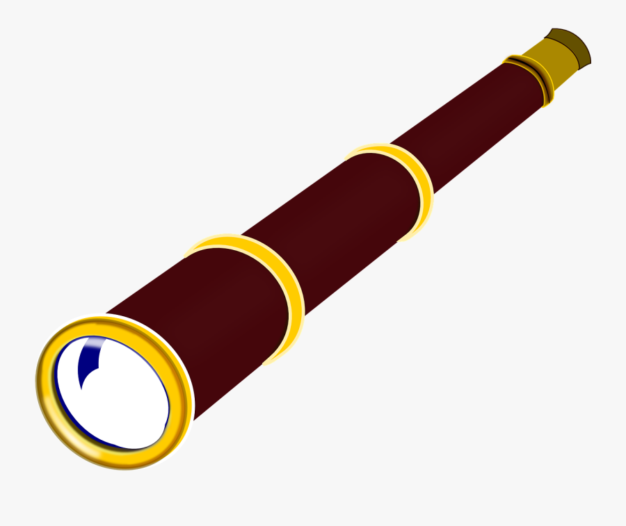 Pirate Telescope Clipart - Telescope Clip Art, Transparent Clipart