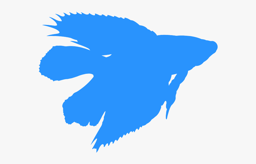 Betta Splendens Double Tail, Transparent Clipart