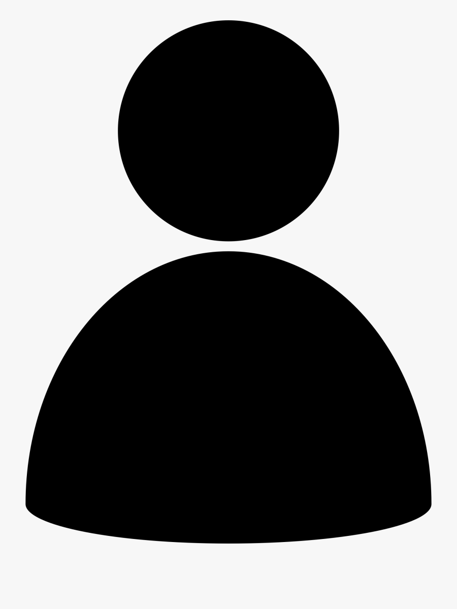 Person People Icon Clipart Kid - Person Icon Black Png, Transparent Clipart
