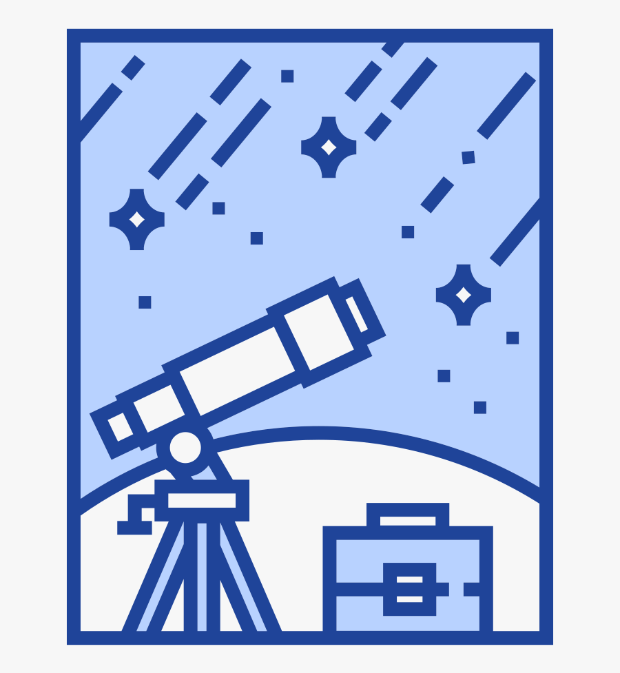 Telescope Icon, Transparent Clipart