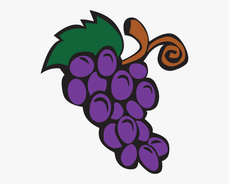 Clip Art Black And White Grapes, Transparent Clipart