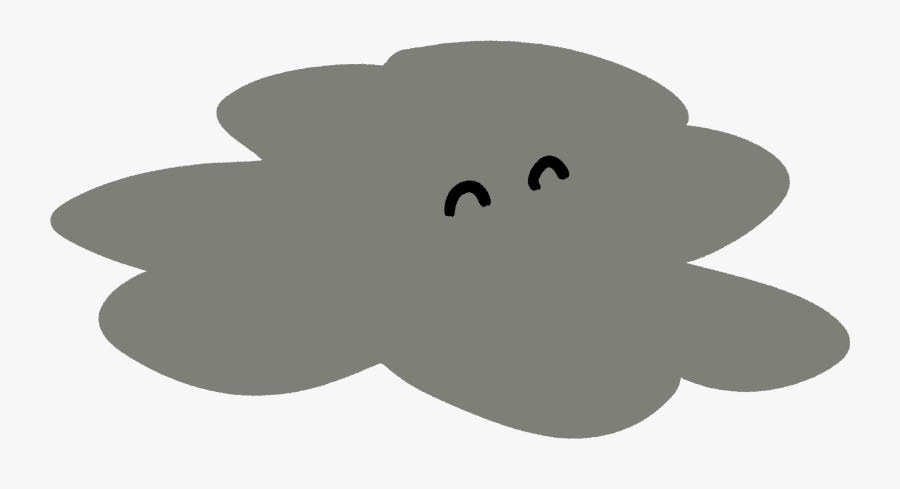 Storm Weather Sticker By Nicemusicdude - Cartoon, Transparent Clipart