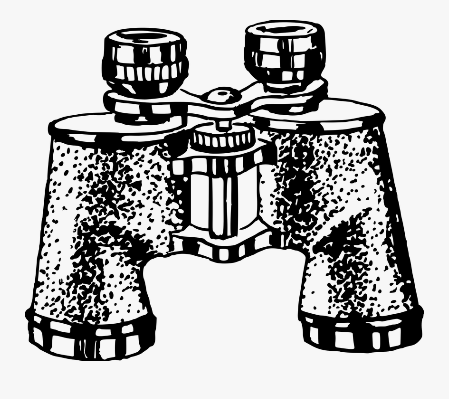 Binoculars Field Glasses - Binoculars Illustration, Transparent Clipart