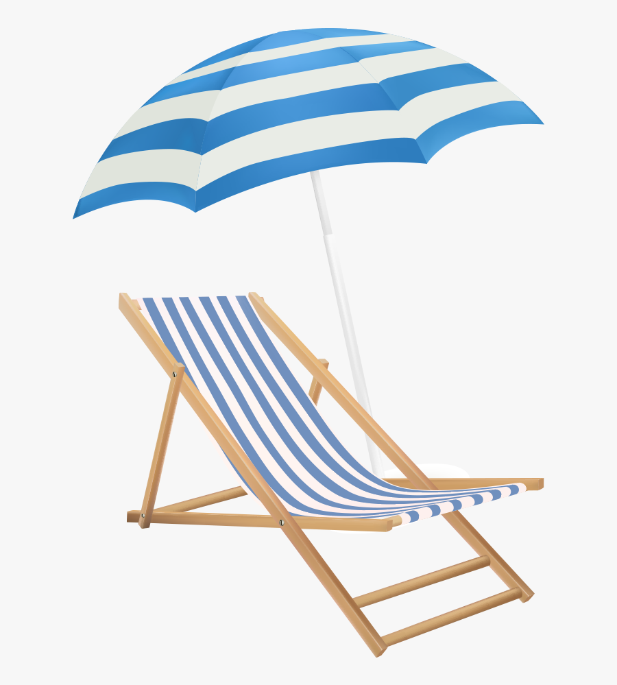 Umbrella 14 Eames Lounge Chair Beach Clipart - Beach Umbrella With Transparent Background, Transparent Clipart