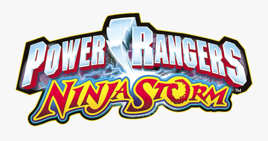 Power Rangers Ninja Storm - Power Rangers Ninja Storm Title, Transparent Clipart