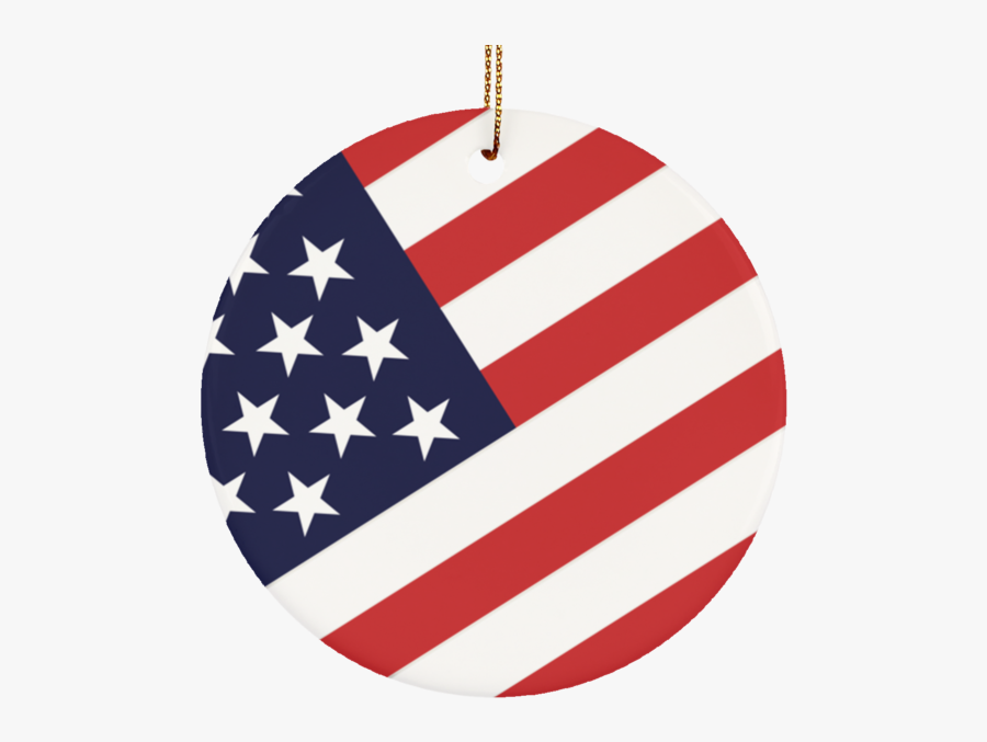 Stars And Stripes Patriotic Americana Ceramic Ornament - Economist The Debasing Of American Politics, Transparent Clipart