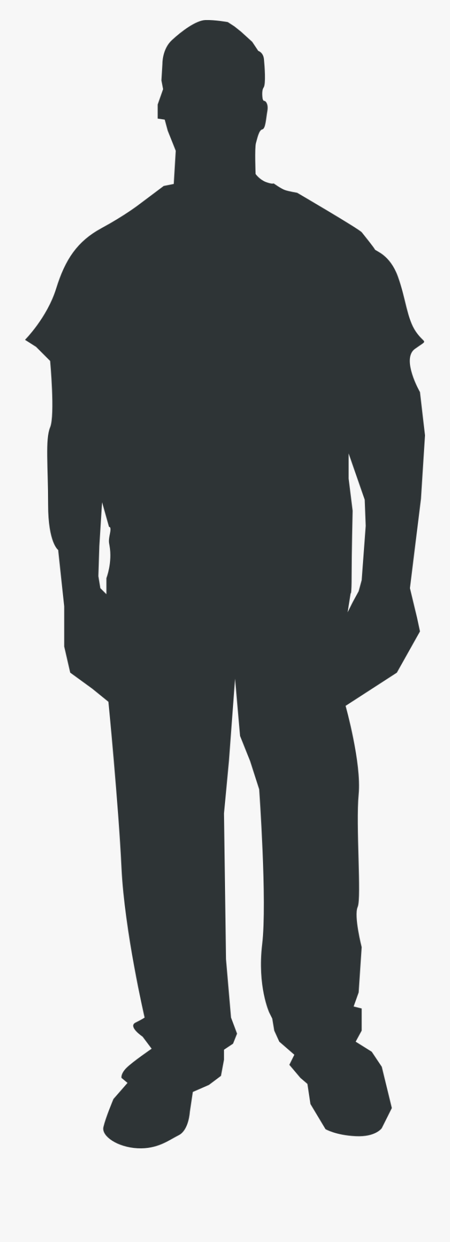 Person Outline - Philistine Giants, Transparent Clipart