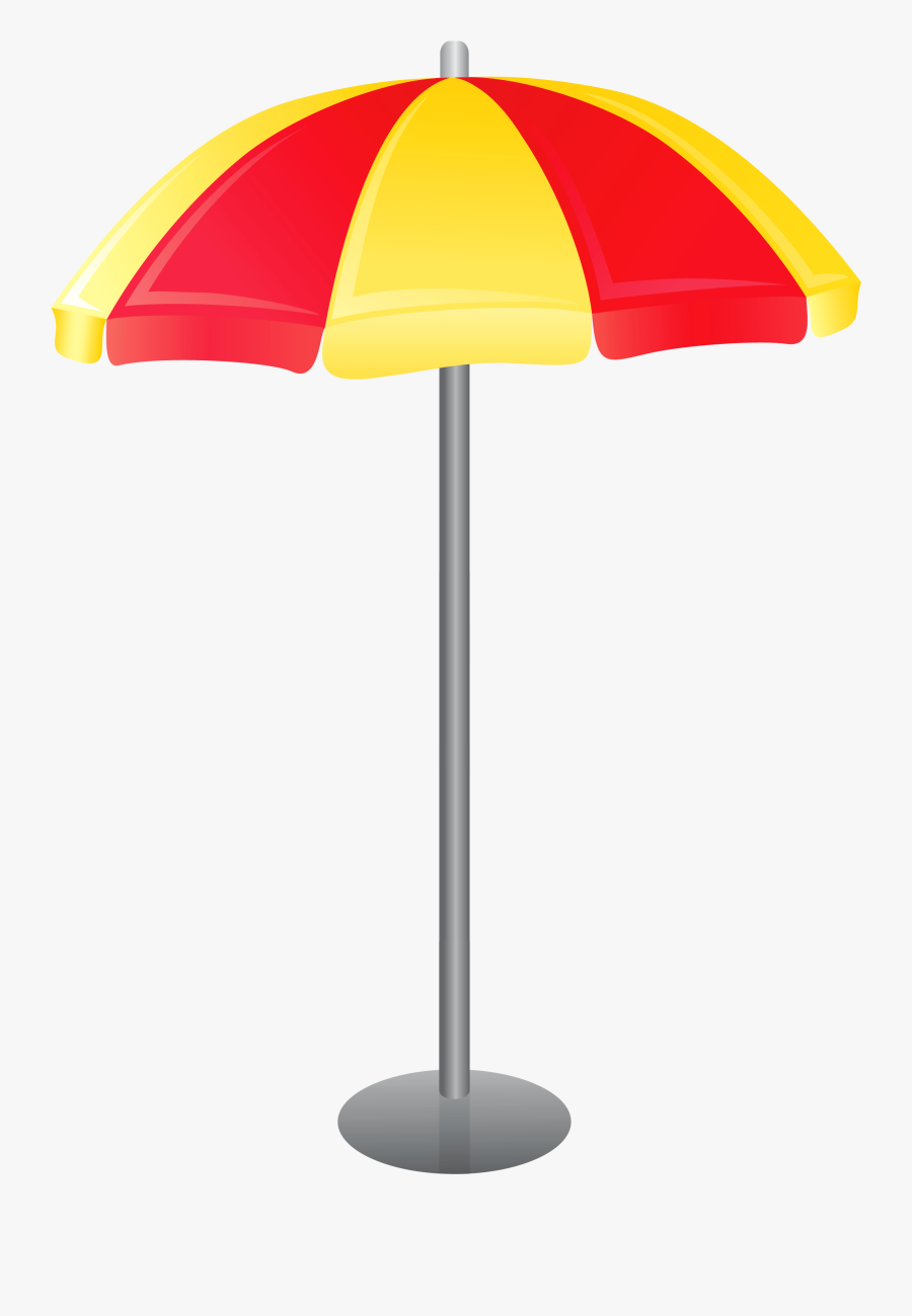 Beach Umbrella Png Vector Clipart - Beach Umbrella Vector Png, Transparent Clipart