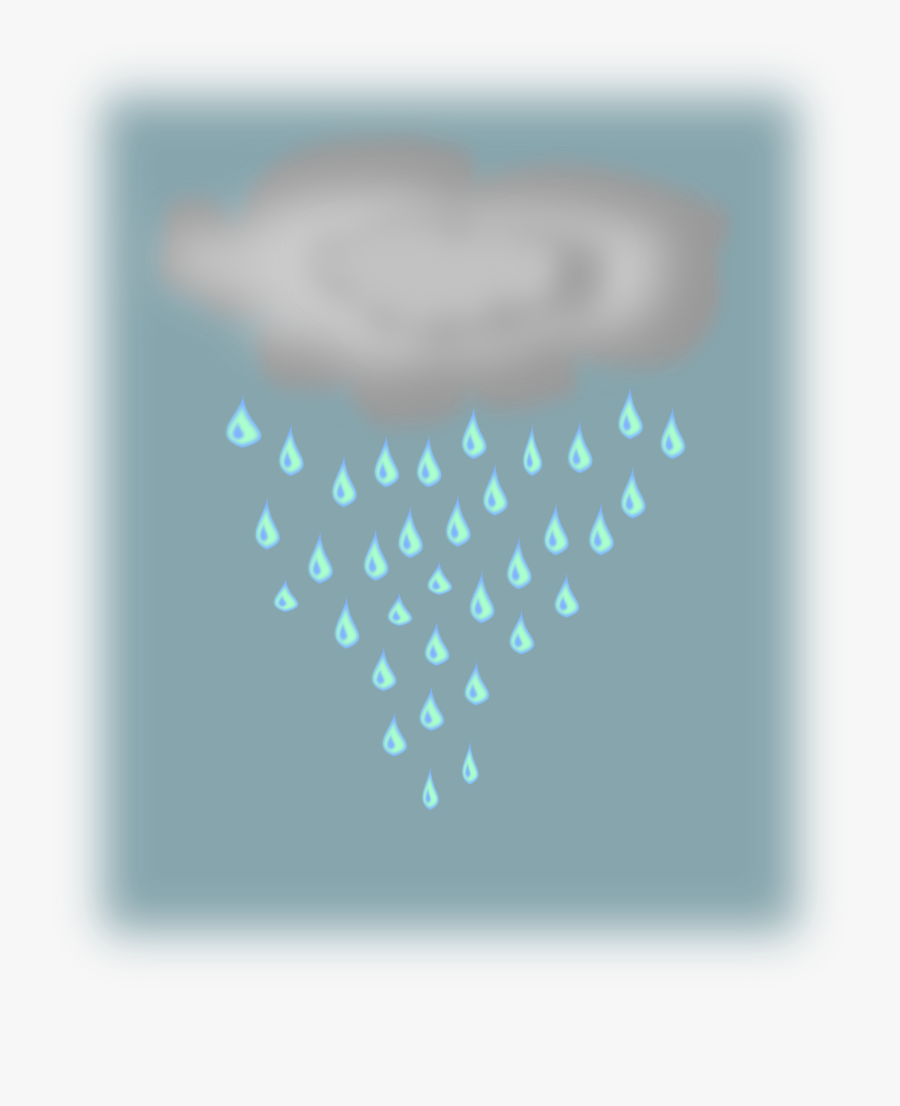 Blue,text,aqua - Rain, Transparent Clipart