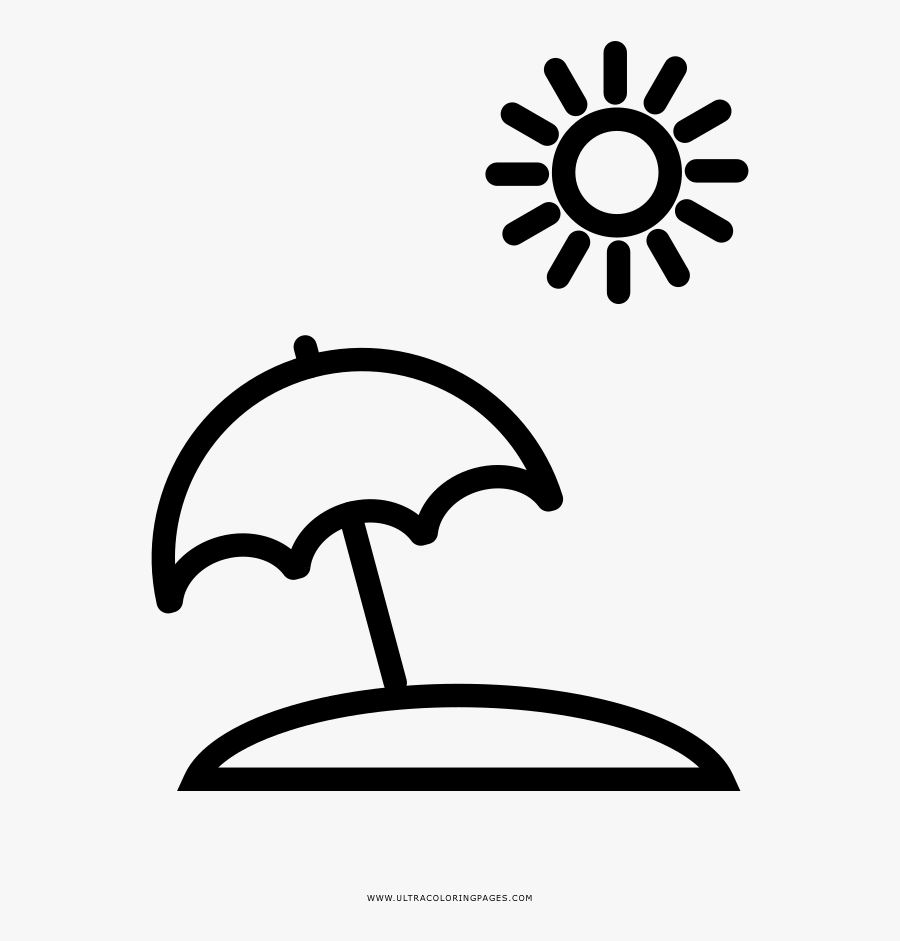 Transparent Beach Umbrella Png - Drought Icon, Transparent Clipart