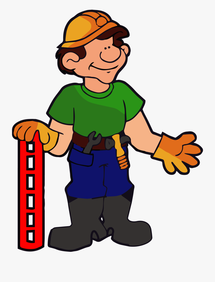 Transparent People Clipart Png - Construction Worker Clipart Transparent Background, Transparent Clipart
