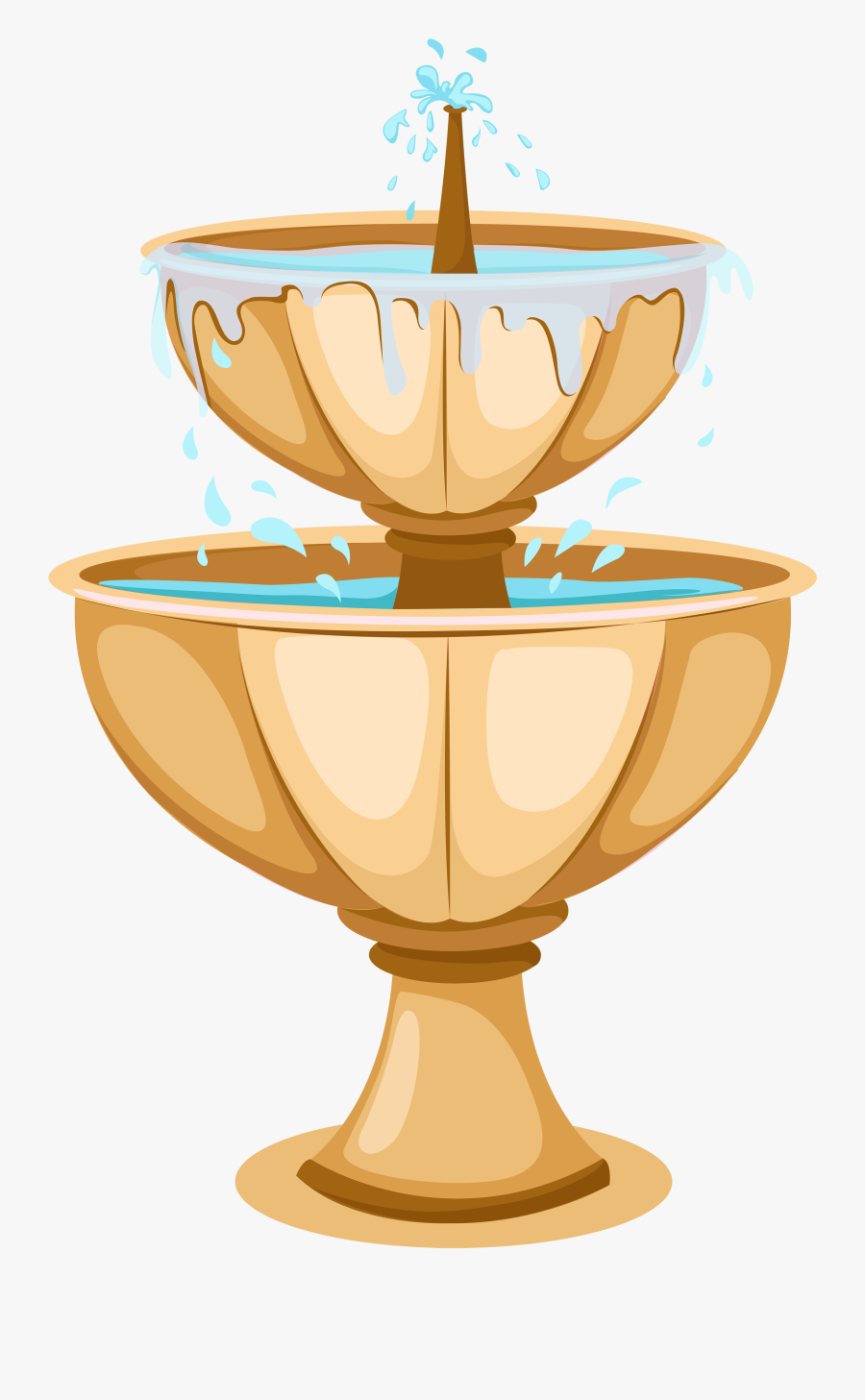 Garden Fountain Png Clipart - Fountain Clipart Png, Transparent Clipart