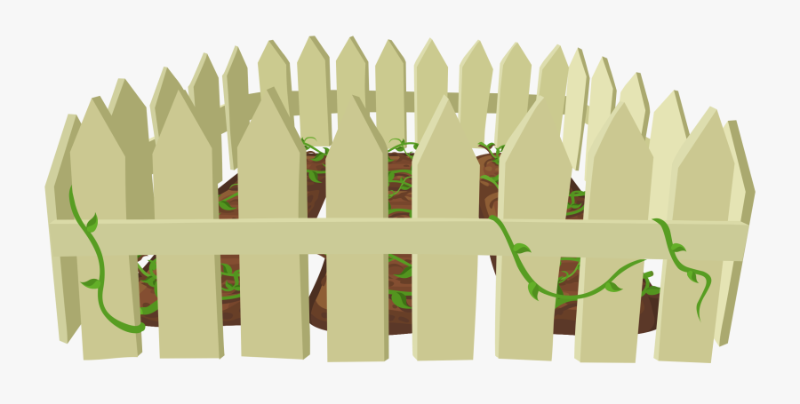 Transparent Dirt Mound Png - Fence Around Garden Clipart, Transparent Clipart