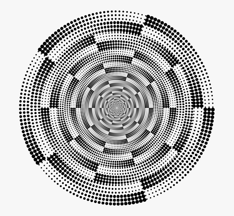 Visual Arts,art,symmetry - Beach Umbrella Plan View, Transparent Clipart