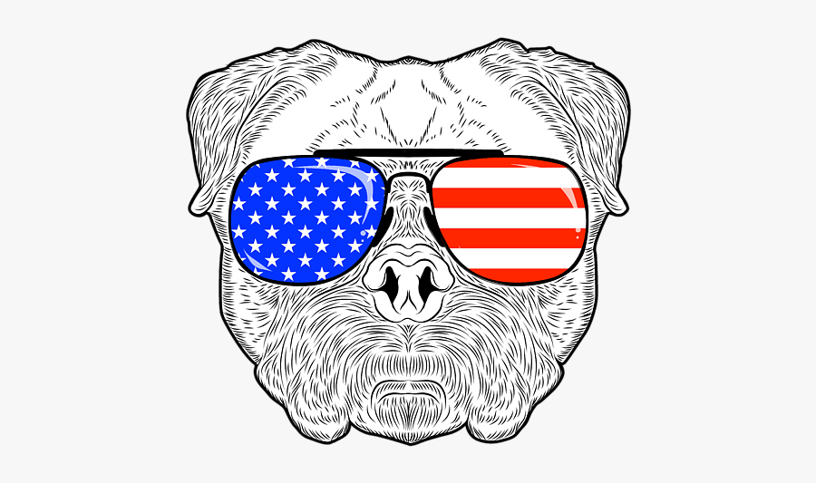 4th Of July Sunglasses, Transparent Clipart
