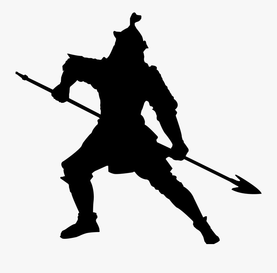 Horse Royalty-free Knight Clip Art - Silloette Of A Knight, Transparent Clipart