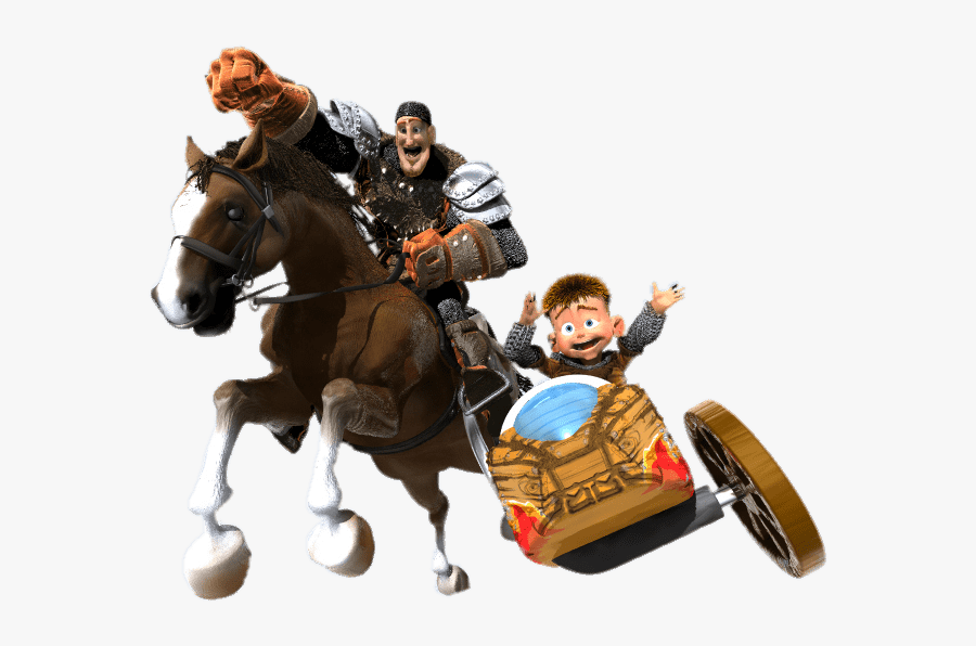 My Knight And Me Horse With Sidecart - My Knight And Me Princess, Transparent Clipart