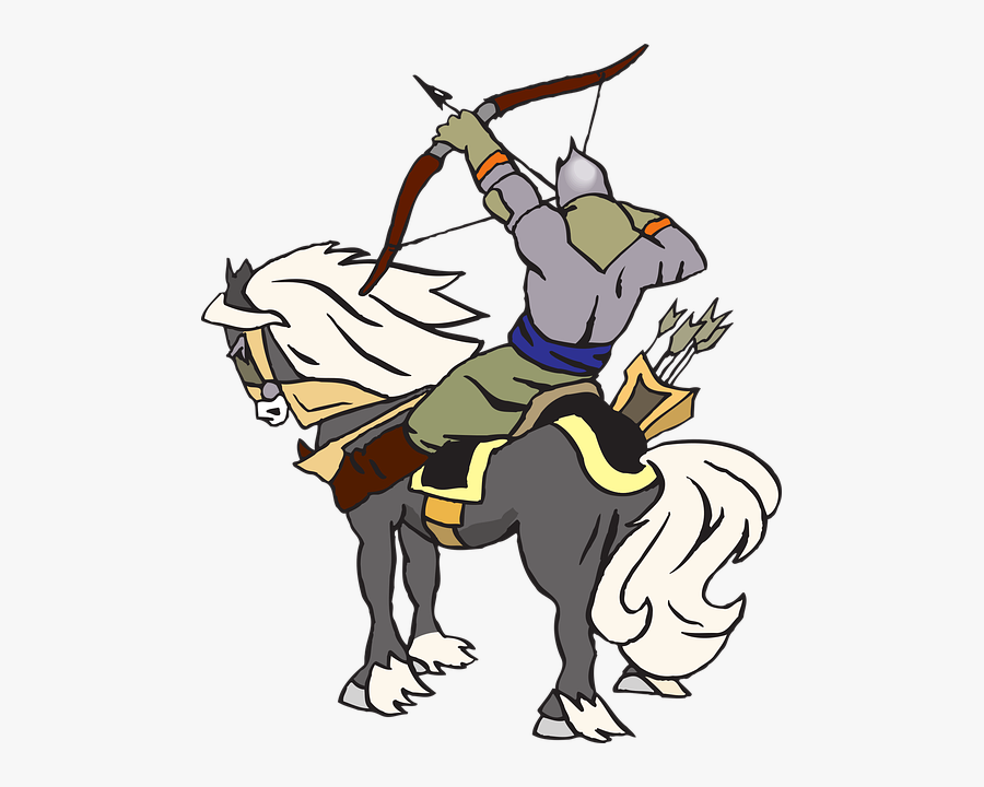 Fantasy, Knight, Archer, Horse, War, Fight, Warrior - Knight, Transparent Clipart