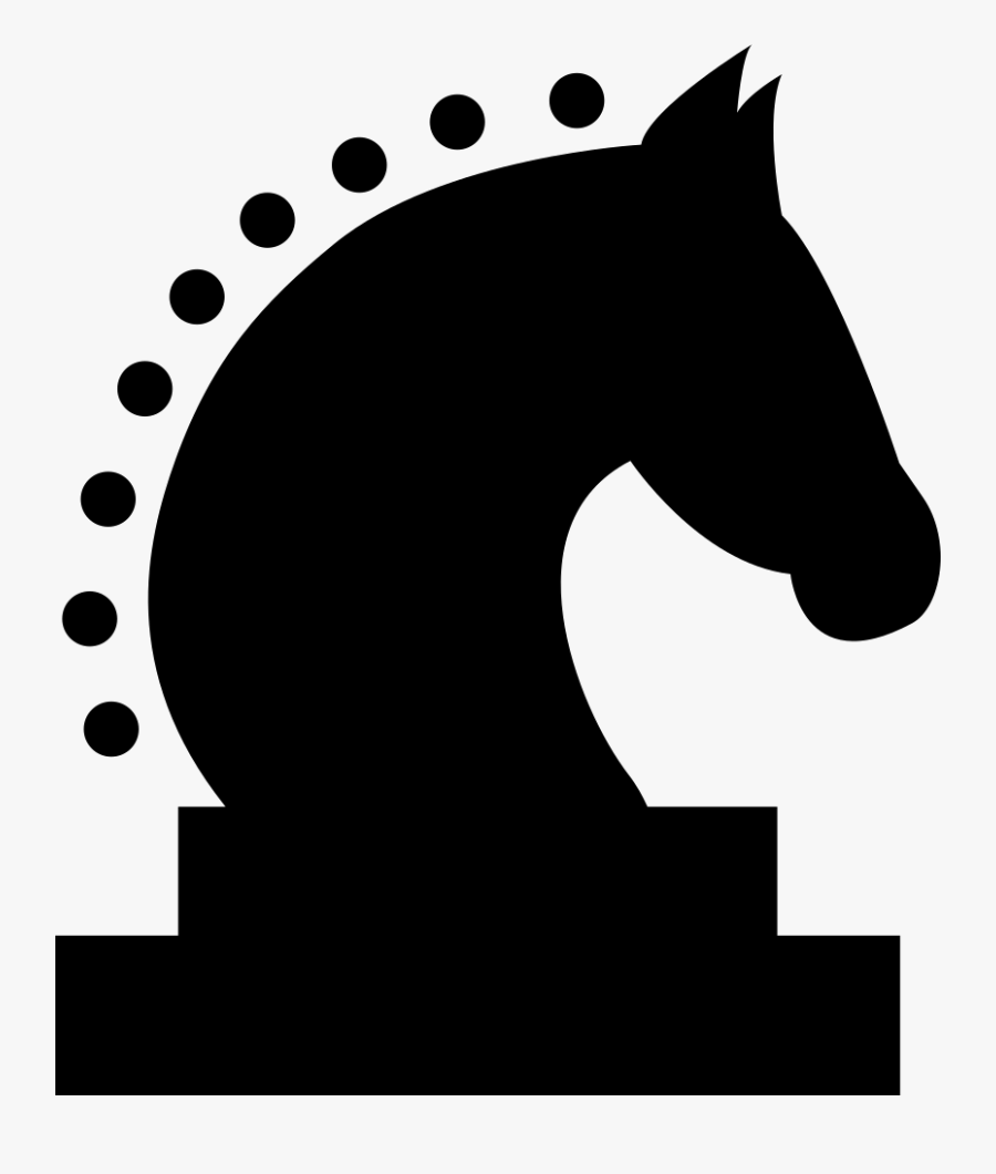 Chess Knight - Silueta De Cabeza De Caballo, Transparent Clipart