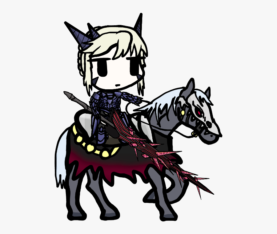 Cartoon Clip Art Illustration Knight - Lancer Artoria Alter Art, Transparent Clipart