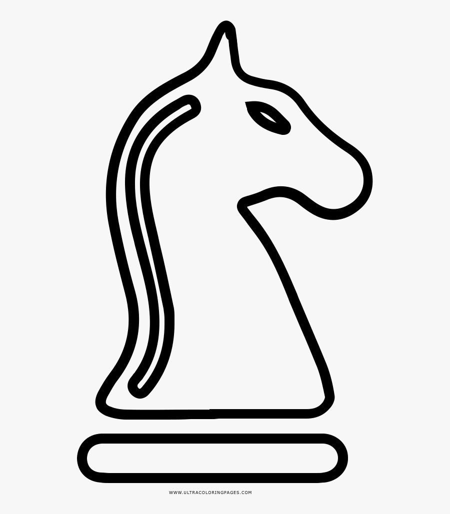 Knight Coloring Page - Line Art, Transparent Clipart